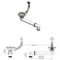 Lavello da Cucina in Granito Vasca Singola Grigio  cod mxl 56417