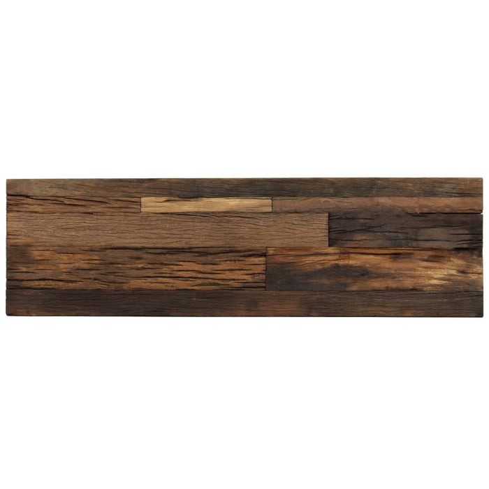 Consolle in Legno di Recupero e Acciaio 120x35x76 cm 246290