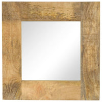 Specchio in Legno Massello di Mango 50x50 cm  cod mxl 67587