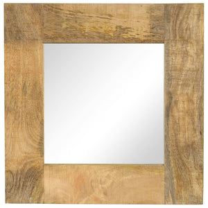 Specchio in Legno Massello di Mango 50x50 cm  cod mxl 67587