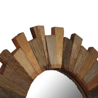 Specchio da Parete in Legno Massello di Recupero 50 cm 246310