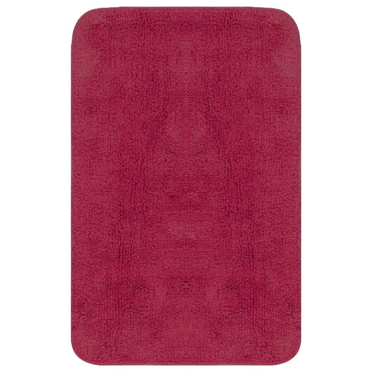 Set Tappetini per Bagno 2 pz in Tessuto Fucsia cod mxl 65672