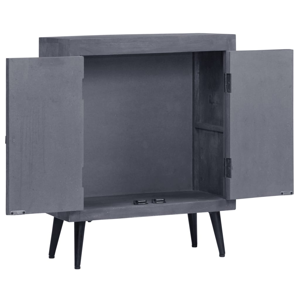 Credenza in Legno Massello di Mango 60x30x76 cm