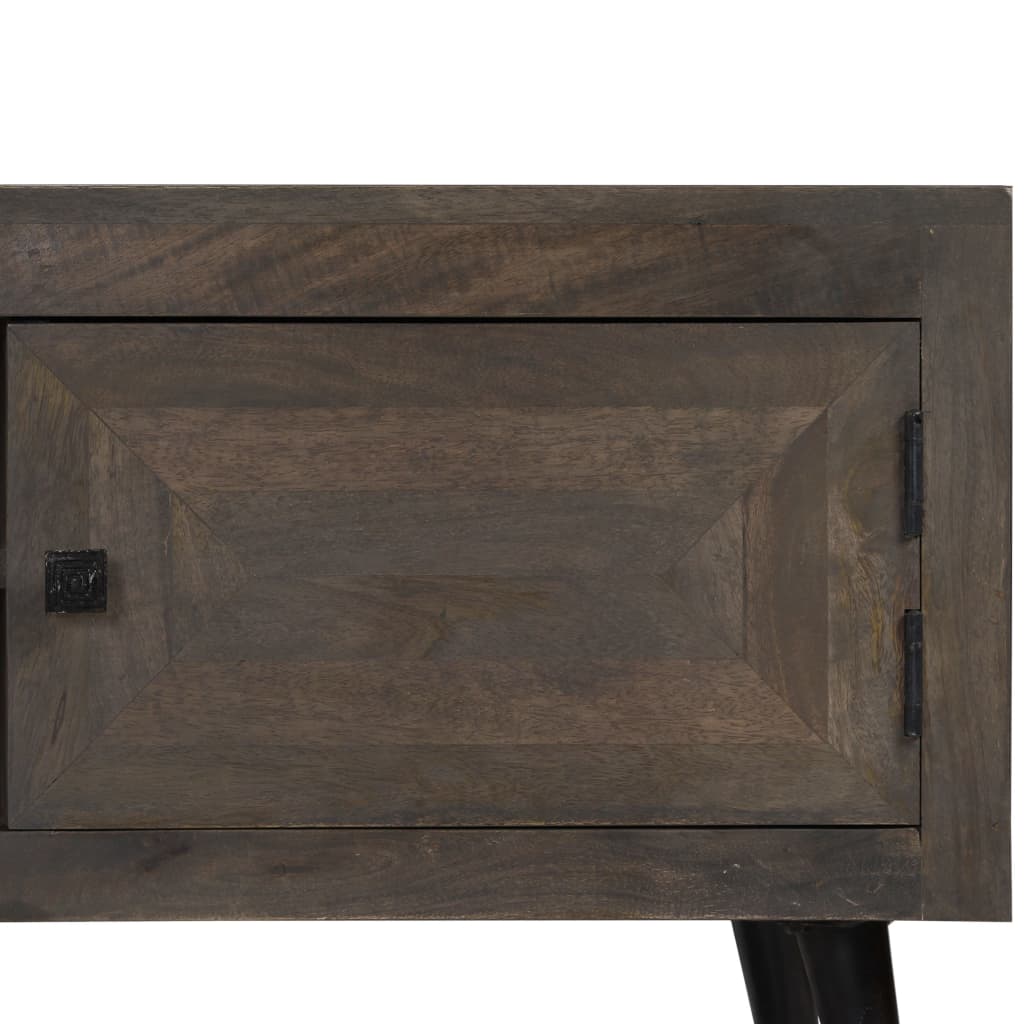 Mobile Porta TV in Legno Massello di Mango 140x30x45 cm