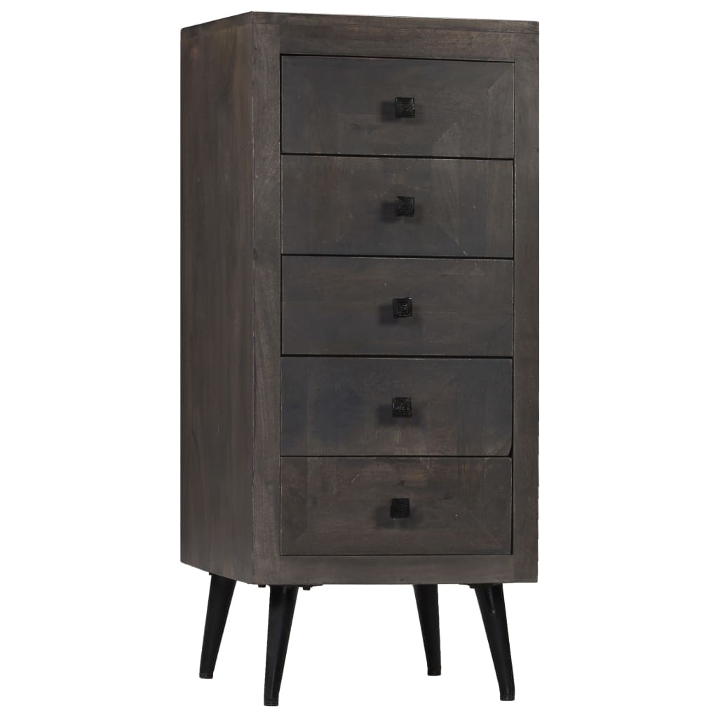 Credenza in Legno Massello di Mango 40x40x91 cm 245912