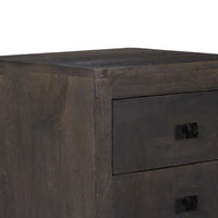 Credenza in Legno Massello di Mango 40x40x91 cm 245912