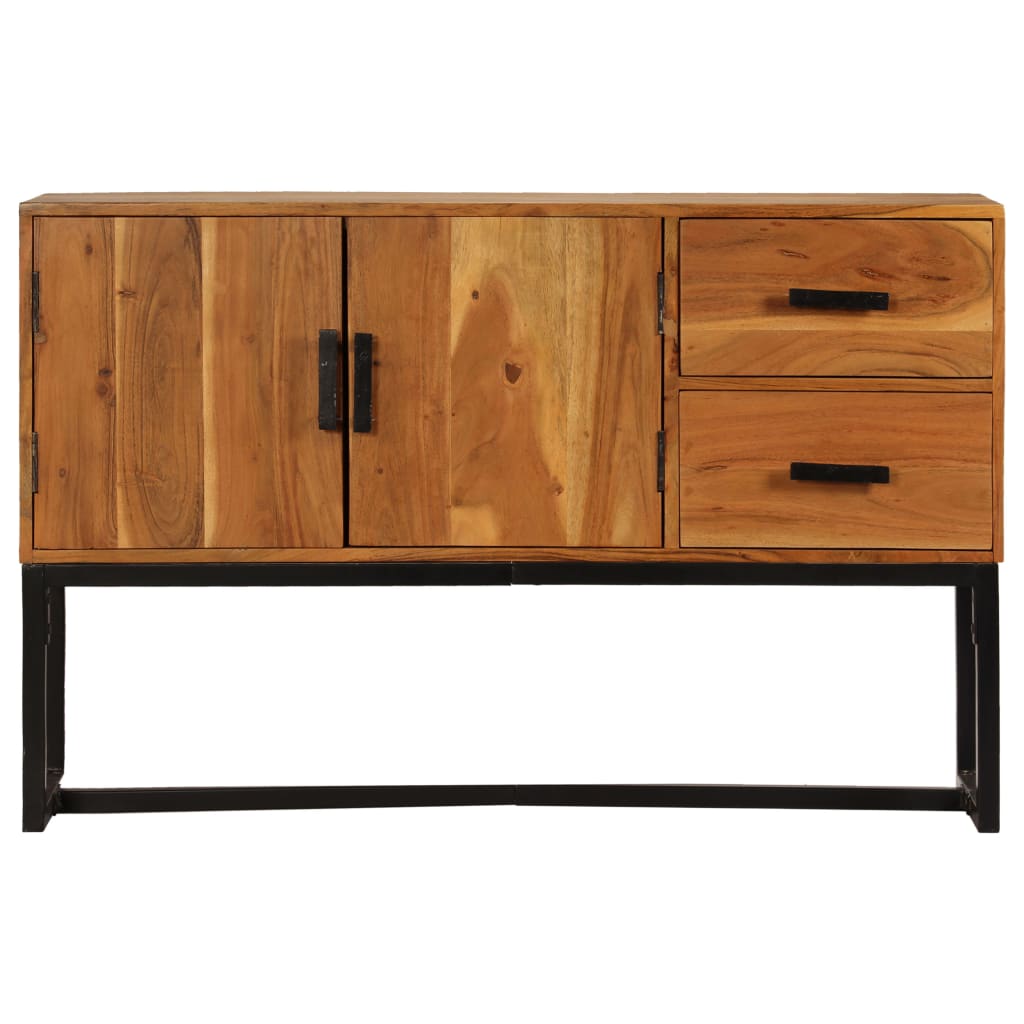 Credenza Marrone 110x30x70 cm in Legno Massello di Acacia 246142