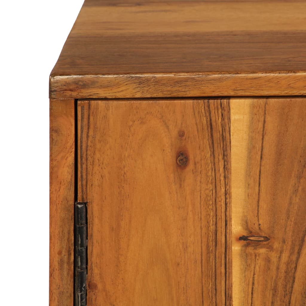 Credenza Marrone 110x30x70 cm in Legno Massello di Acacia 246142