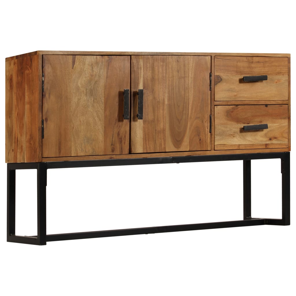 Credenza Marrone 110x30x70 cm in Legno Massello di Acacia 246142