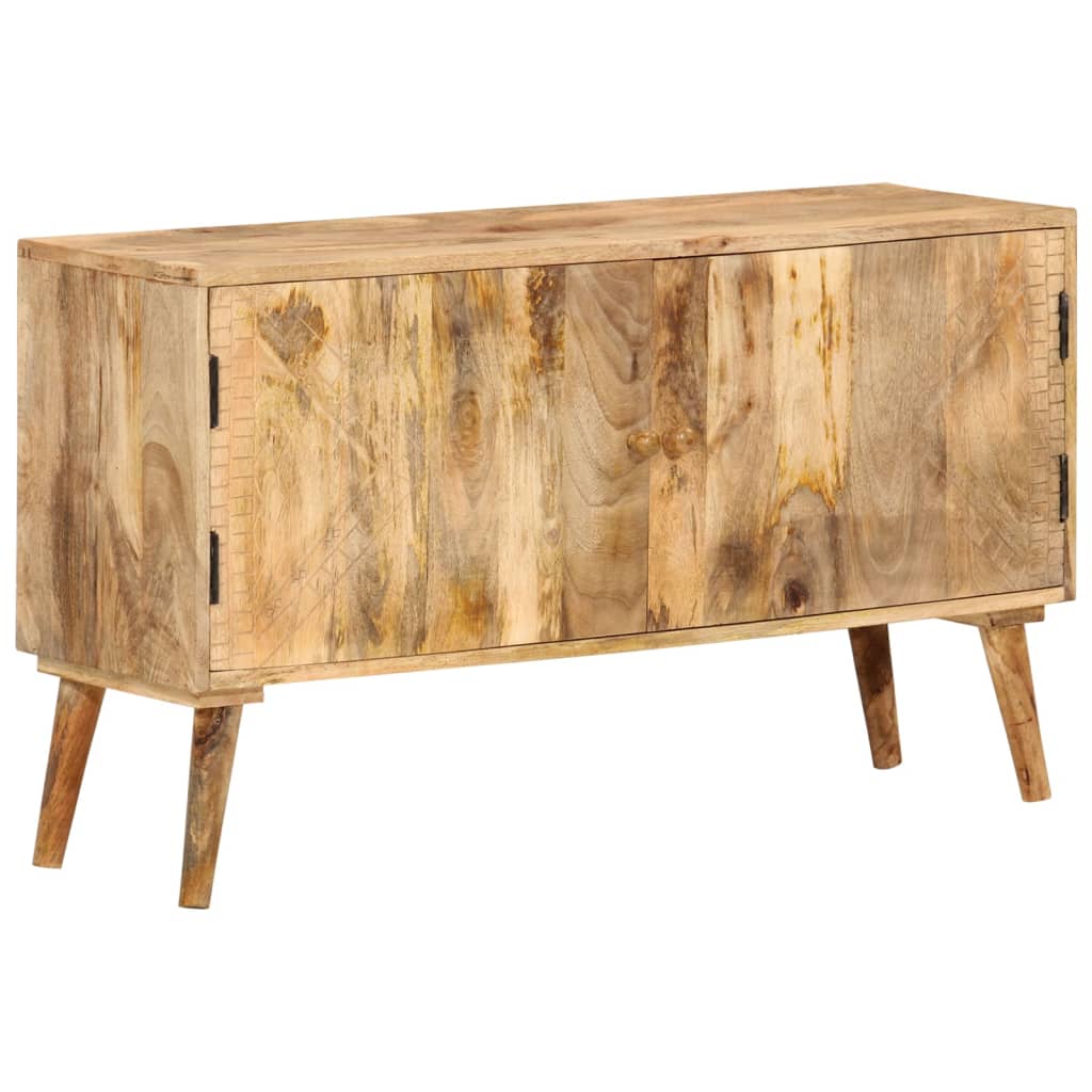 Credenza in Legno Massello di Mango 110x30x60 cm