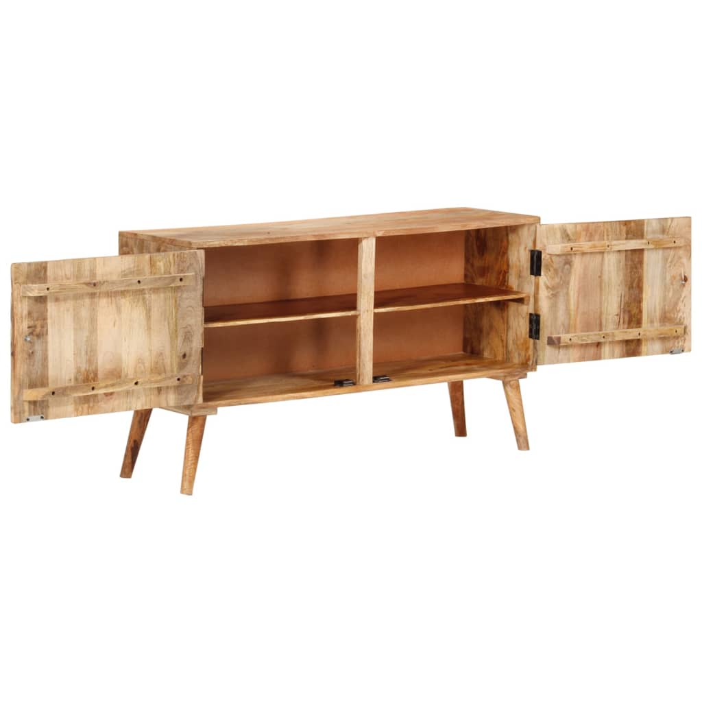 Credenza in Legno Massello di Mango 110x30x60 cm