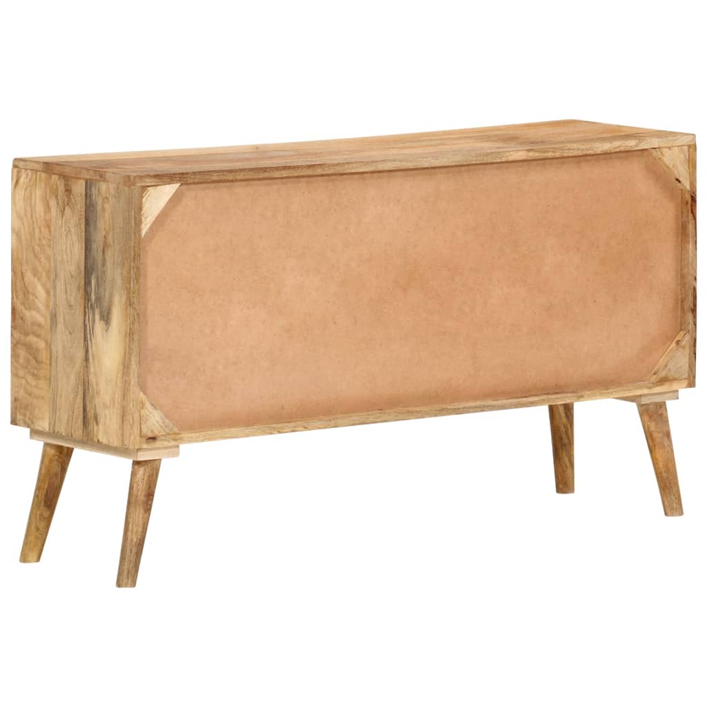 Credenza in Legno Massello di Mango 110x30x60 cm