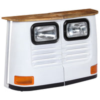 Credenza Camion in Legno Massello di Mango Bianco cod mxl 59077