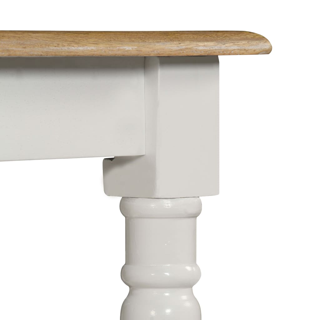 Tavolo da Pranzo 120x60x76 cm in Legno Massello di Mango  cod mxl 70099