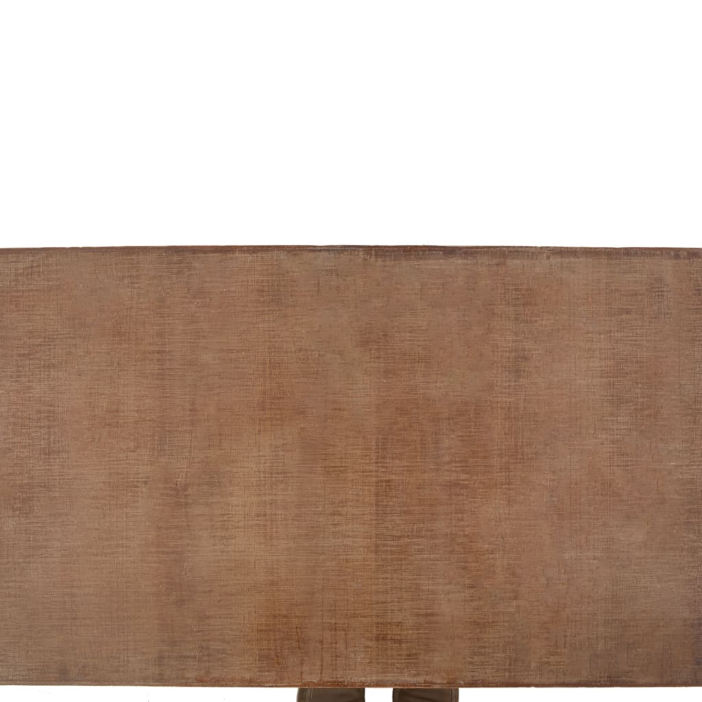 Tavolino da Caffè in Legno Massello di Abete 91x51x38cm Marrone cod mxl 12027