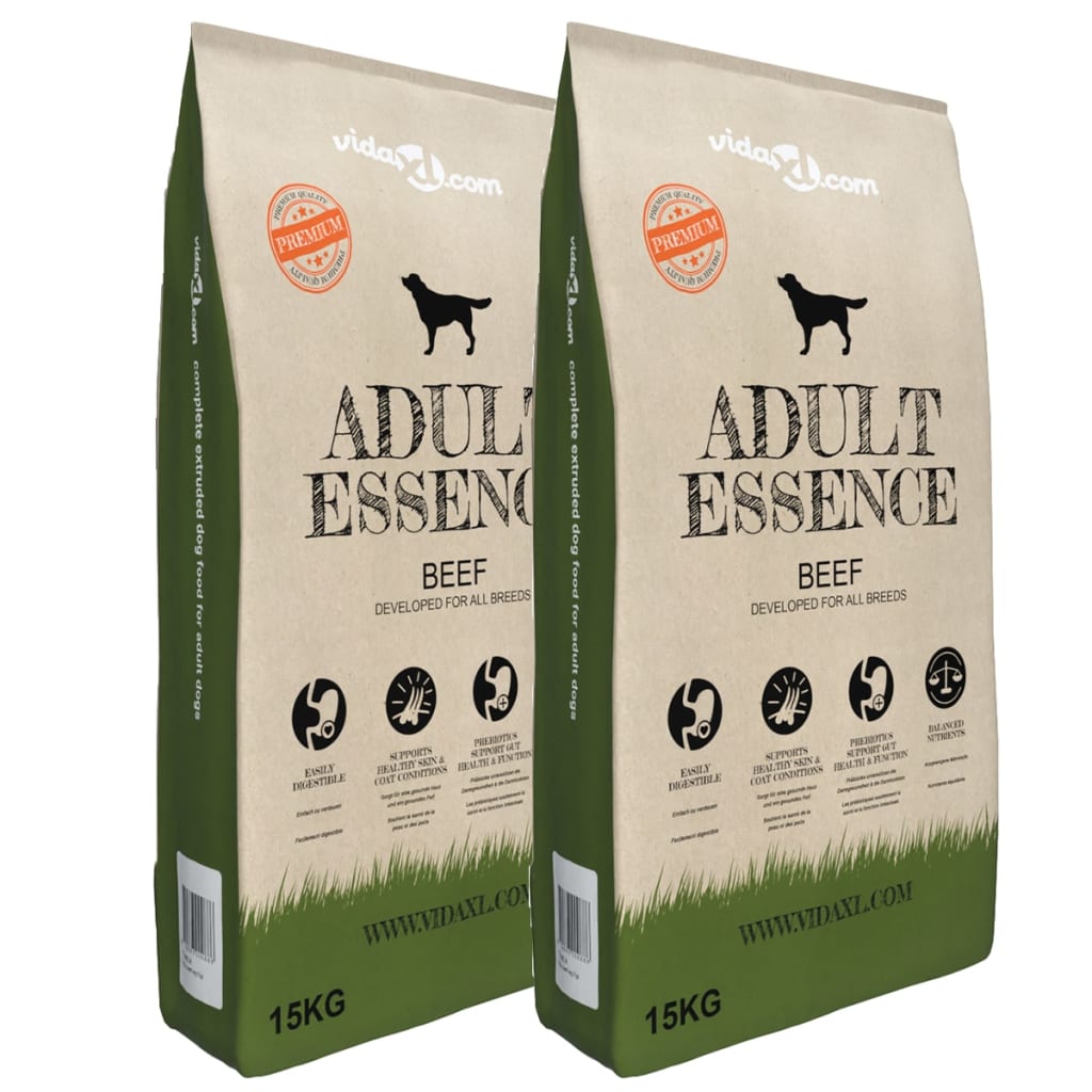 Cibo Secco per Cani Premium Adult Essence Beef 2 pz 30 kg 275191