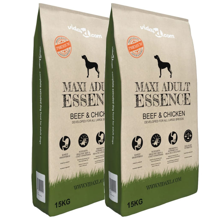 Cibo Premium Cani Maxi Adult Essence Beef & Chicken 2 pz 30kg cod mxl 73696