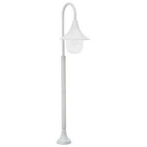 Lampione da Giardino E27 120 cm Alluminio Bianco cod mxl 65961