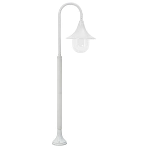 Lampione da Giardino E27 120 cm Alluminio Bianco cod mxl 65961