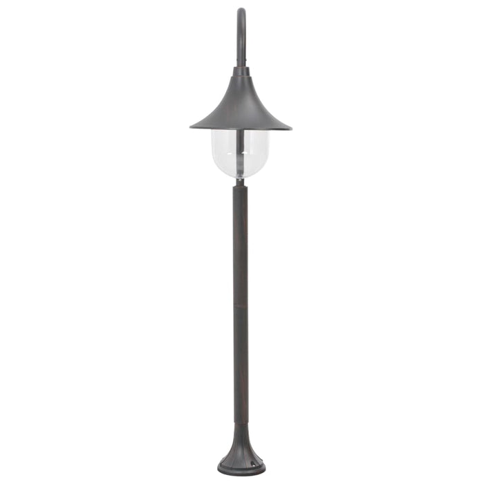 Lampione da Giardino E27 120 cm in Alluminio Bronzo