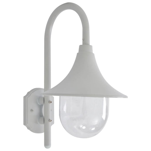 Lampada da Parete da Giardino E27 42 cm in Alluminio Bianco cod mxl 65320