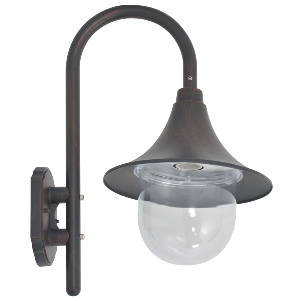 Lampada da Parete da Giardino E27 42 cm Alluminio Bronzo 44213