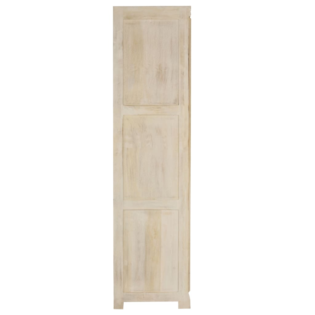 Armadio in Legno Massello di Mango 60x50x200 cm 246323