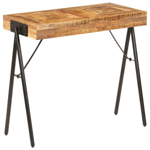 Tavolo Consolle in Legno Massello di Mango 80x40x75 cm 246339