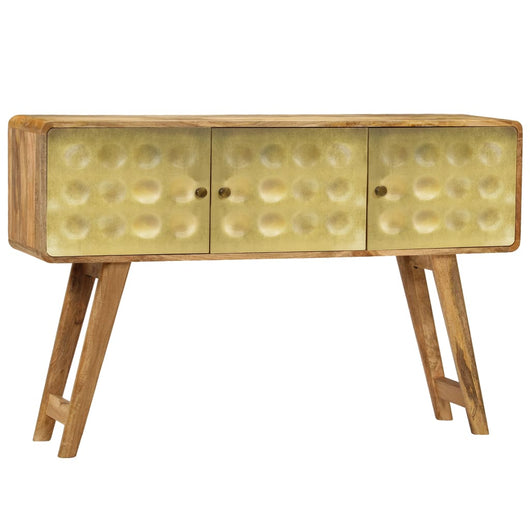 Credenza in Legno Massello di Mango 120x30x80 cm cod mxl 21001