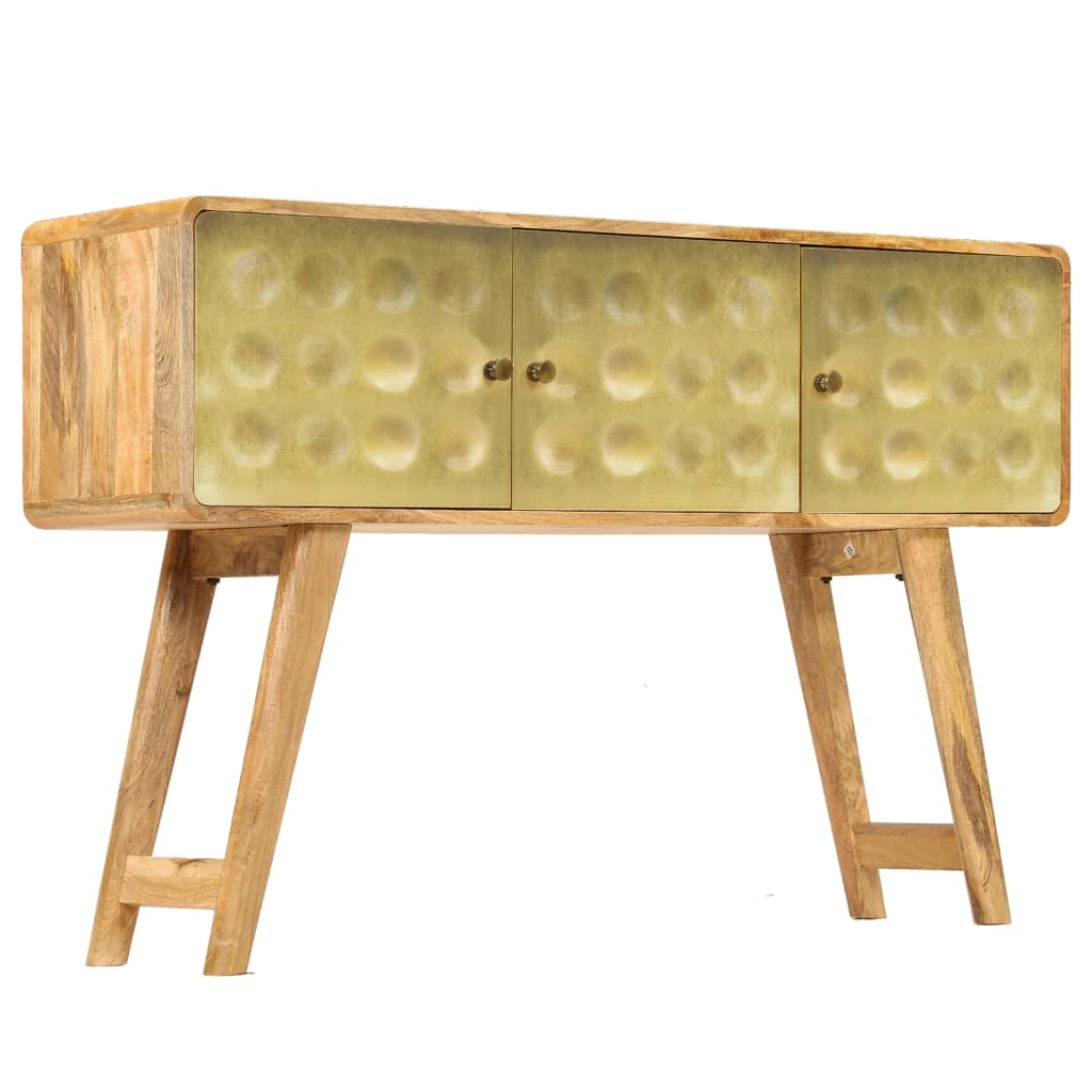 Credenza in Legno Massello di Mango 120x30x80 cm cod mxl 21001