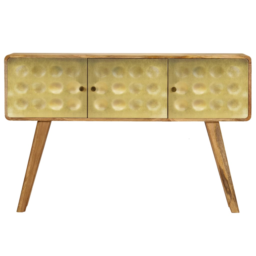 Credenza in Legno Massello di Mango 120x30x80 cm cod mxl 21001