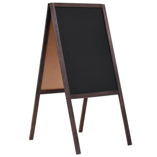 Lavagna Bifacciale con Cavalletto in Legno di Cedro 40x60 cm 246430