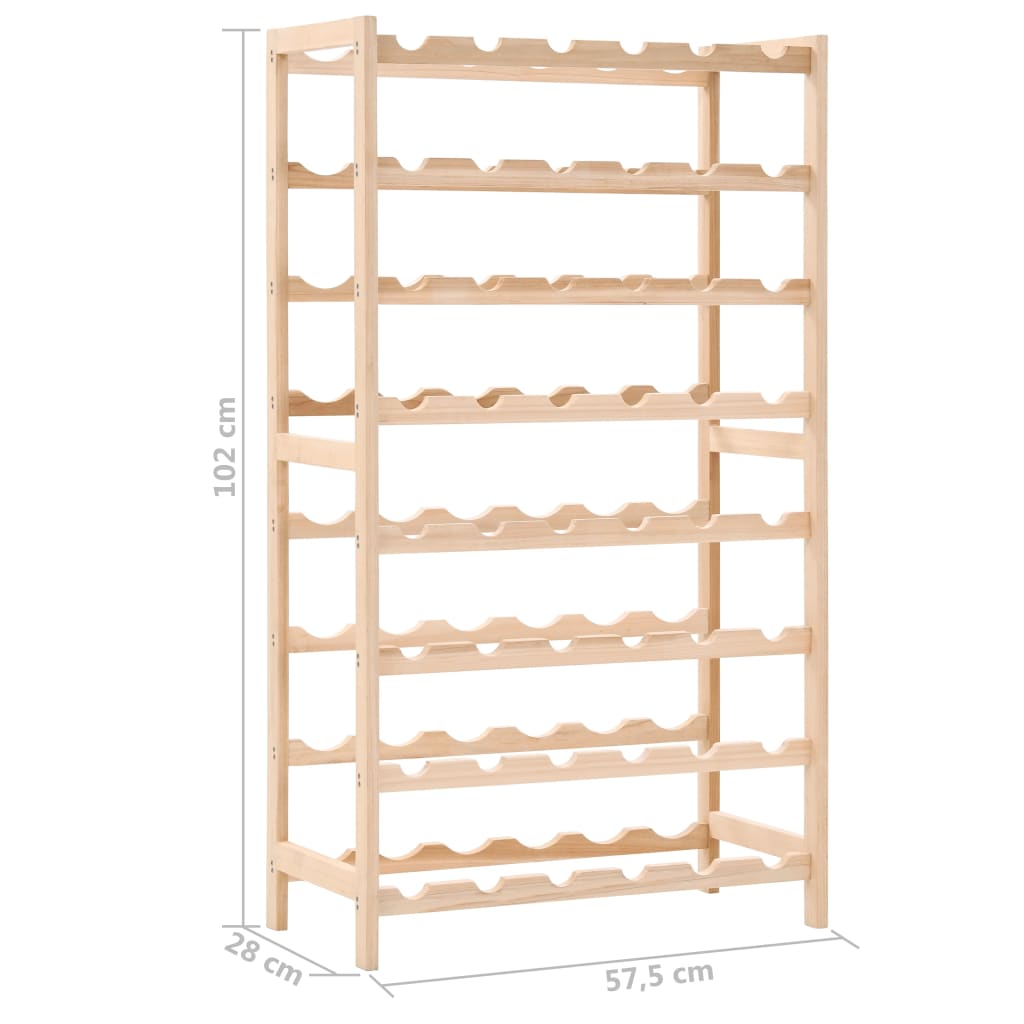 Portavini in Legno Massello di Cedro 57,5x28x102 cm 246441