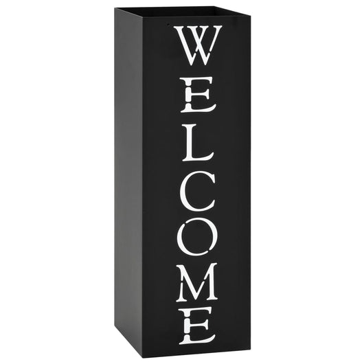 Porta Ombrelli Welcome in Acciaio Nero cod mxl 73044