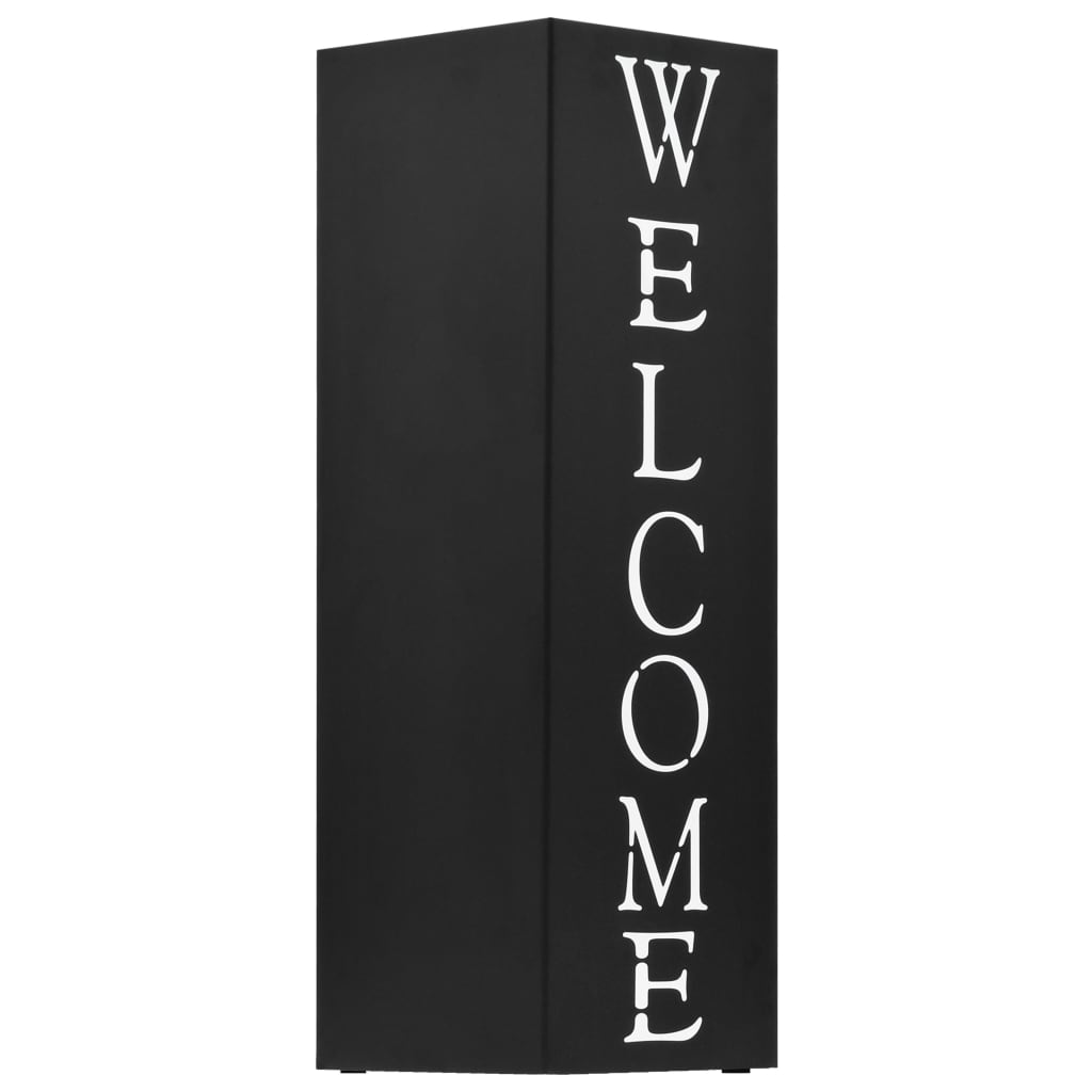 Porta Ombrelli Welcome in Acciaio Nero cod mxl 73044