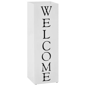 Porta Ombrelli Welcome in Acciaio Bianco  cod mxl 76800