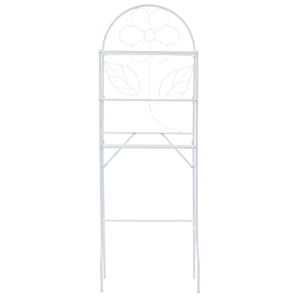 Scaffale da Bagno 60x33x174 cm Bianco 246723