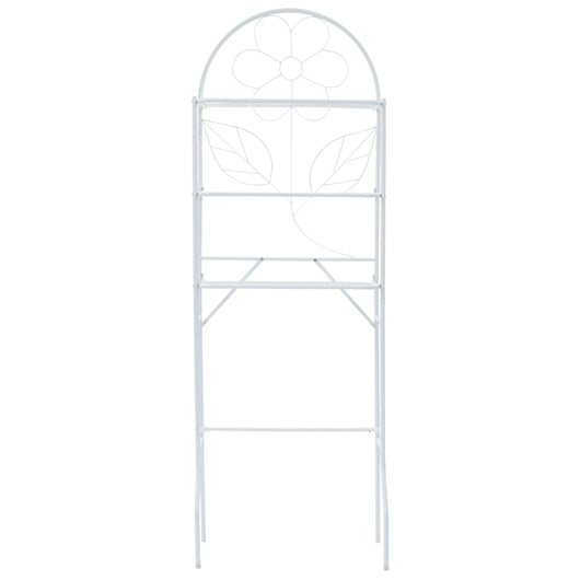 Scaffale da Bagno 60x33x174 cm Bianco 246723