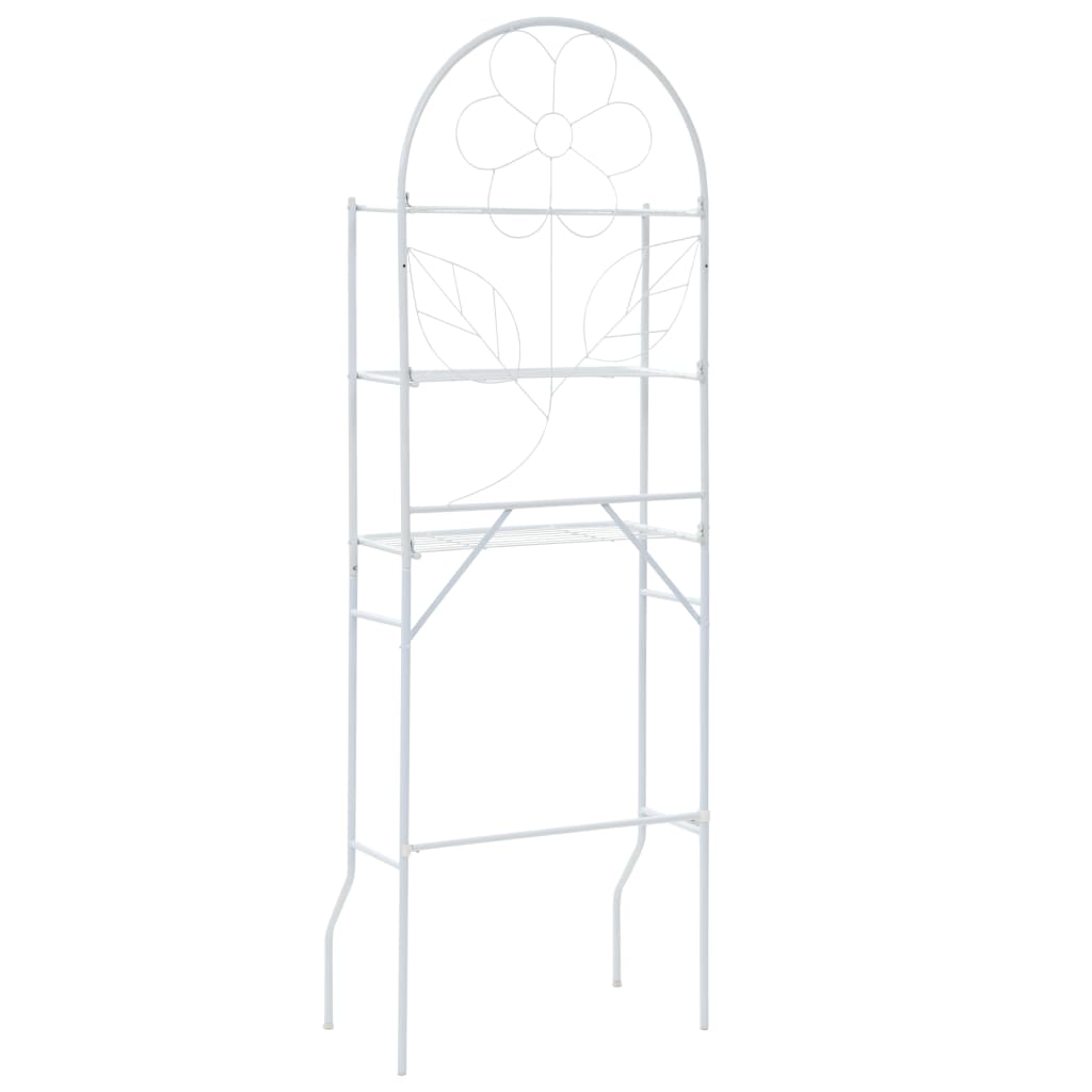 Scaffale da Bagno 60x33x174 cm Bianco 246723