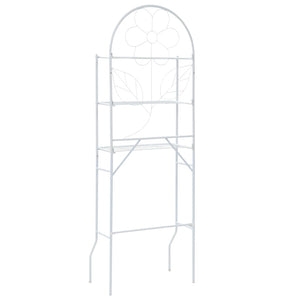 Scaffale da Bagno 60x33x174 cm Bianco 246723