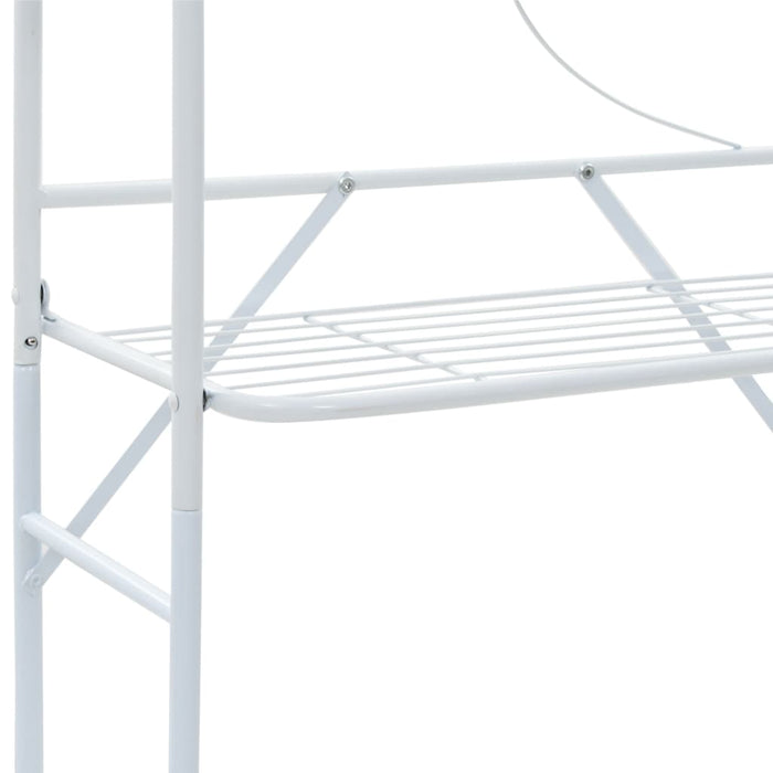 Scaffale da Bagno 60x33x174 cm Bianco 246723