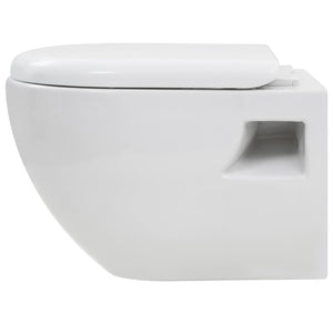 WC Sospeso in Ceramica Bianca 143022