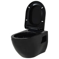 WC Sospeso in Ceramica Nera 143023