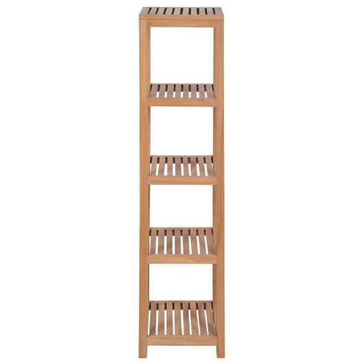 Scaffale per Bagno a 4 Ripiani in Massello di Teak 42x42x165cm cod mxl 12538