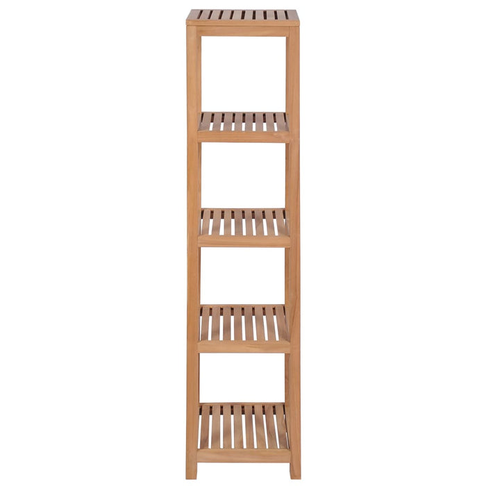 Scaffale per Bagno a 4 Ripiani in Massello di Teak 42x42x165cm cod mxl 12538