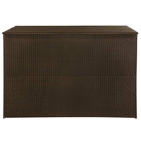 Baule da Giardino Marrone 150x100x100 cm in Polyrattan