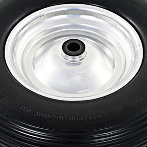 Ruota per Carriola con Asse in PU Solido 4.00-8 390 mm cod mxl 72727