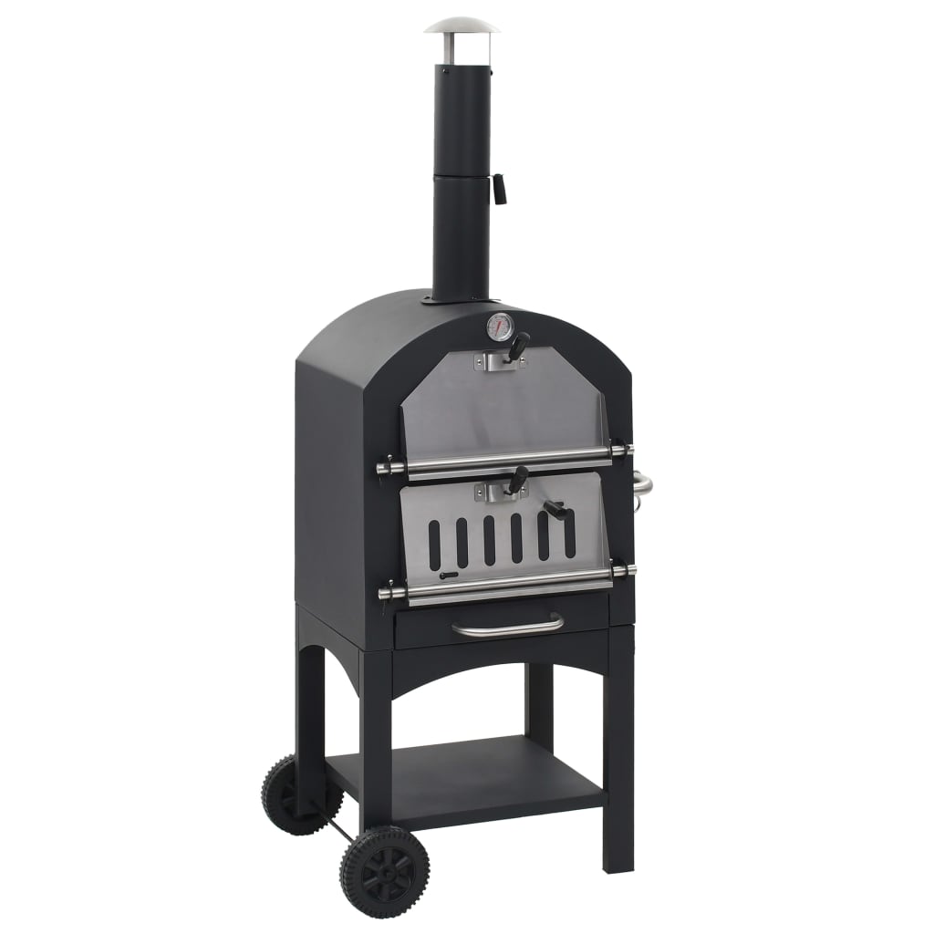 Forno Pizza Esterno a Carbonella con Pietra Refrattaria cod mxl 66997