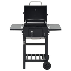 Barbecue a Carbonella con Ripiano Inferiore Nero cod mxl 23843