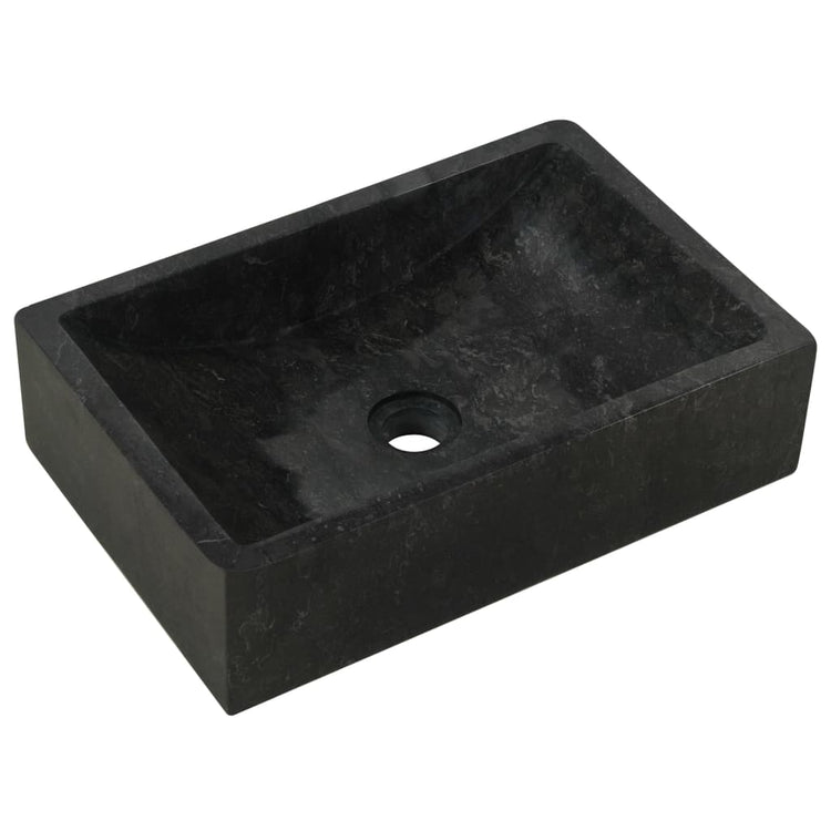 Lavandino 45x30x12 cm in Marmo Nero   cod mxl 53512